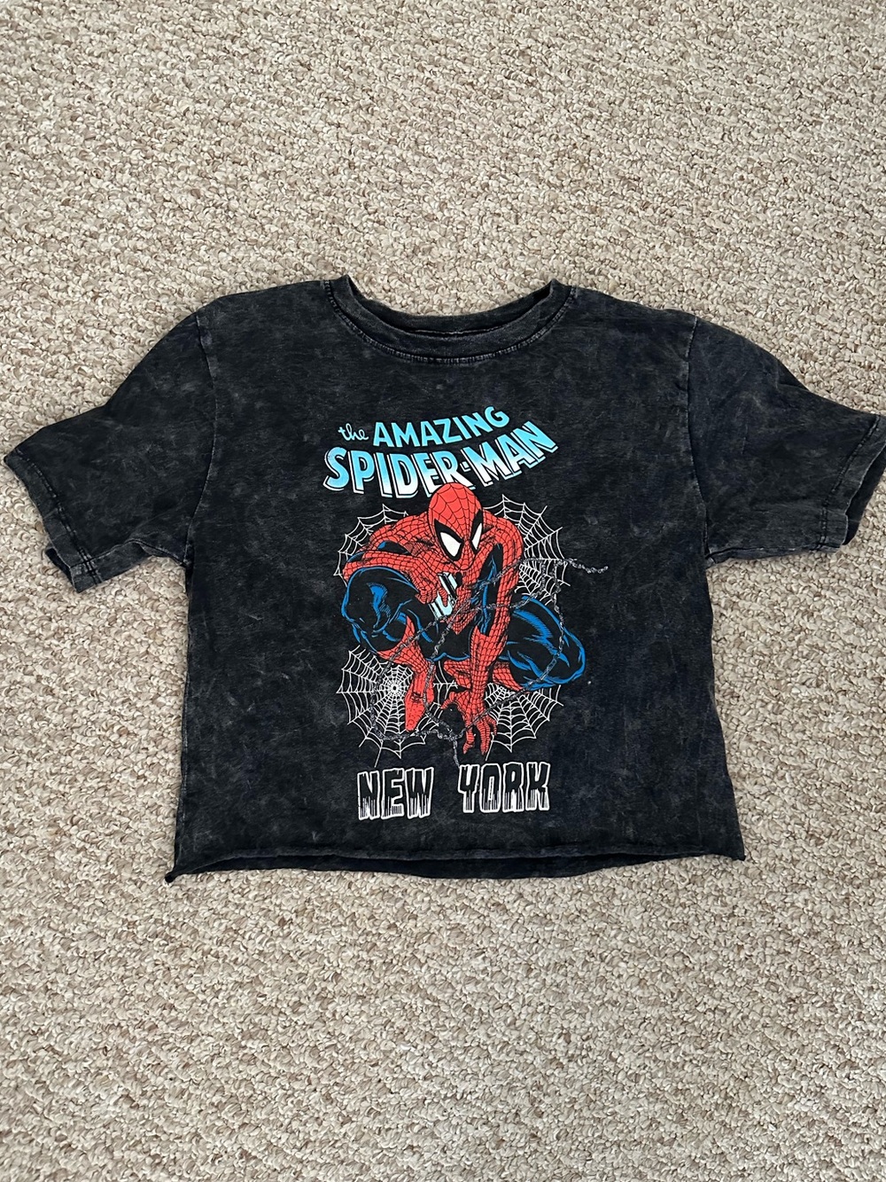 Marvel The Amazing Spiderman women’s cropped tee